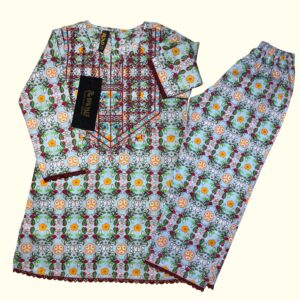 Vibrant Floral Printed Kurta Set