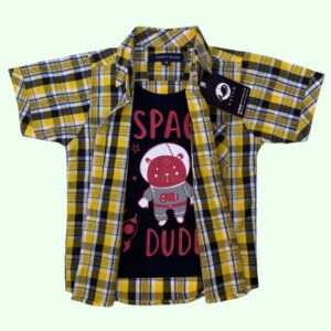 Space Boy Yellow Shirt