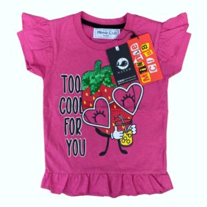 Too Cool Strawberry Ruffle Tee