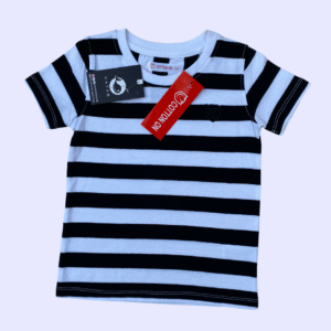 Classic Striped Kids T-shirt - Black & White